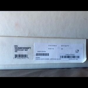 Alexander McQueen size 9 white and red in Cincinnati Ohio